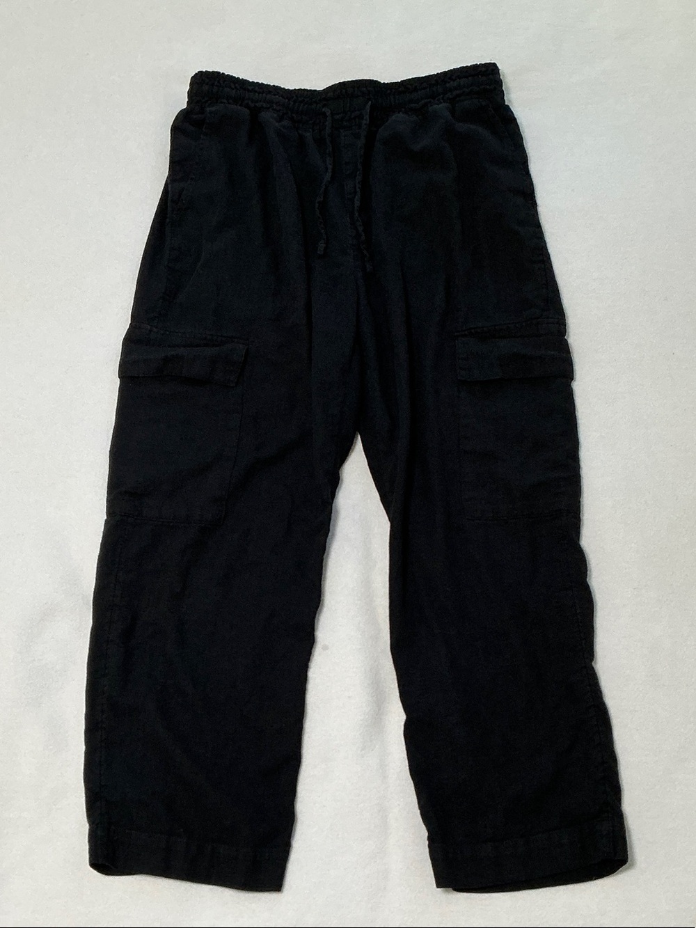 Time and Tru Black Cargo Jogger Pants